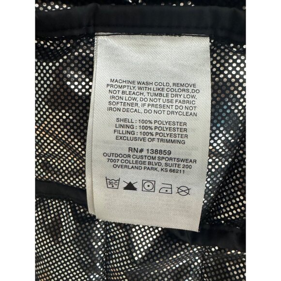 Columbia Women's Black Powder Lite Jacket Coat Size M *Logo* Omni-Heat Pockets - Picture 10 of 12